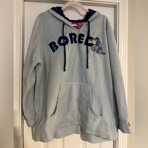 Disney Light Blue Fleece Hoodie